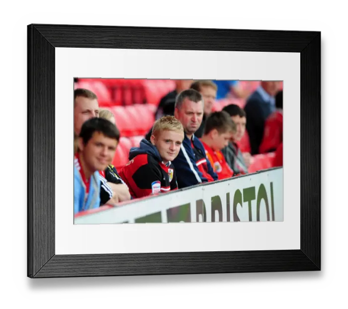 Framed Print : Bristol City FC Pre-Season Open Day 2012: A Football Extravaganza