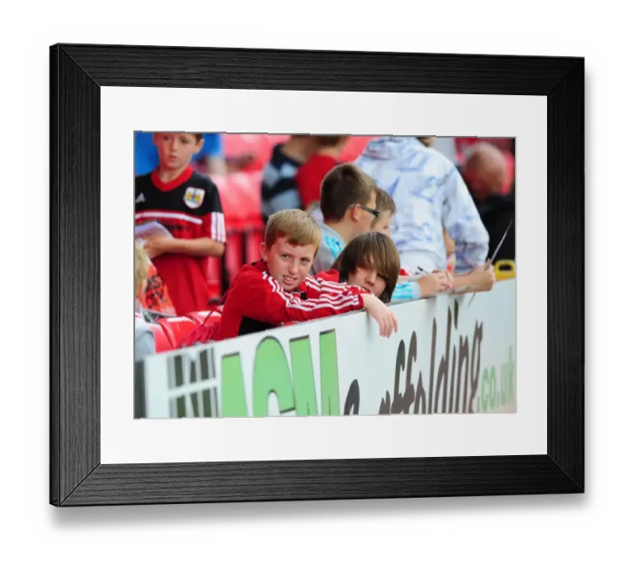 Framed Print : Football Fever: Pre-Season Open Day at Bristol City, 2012