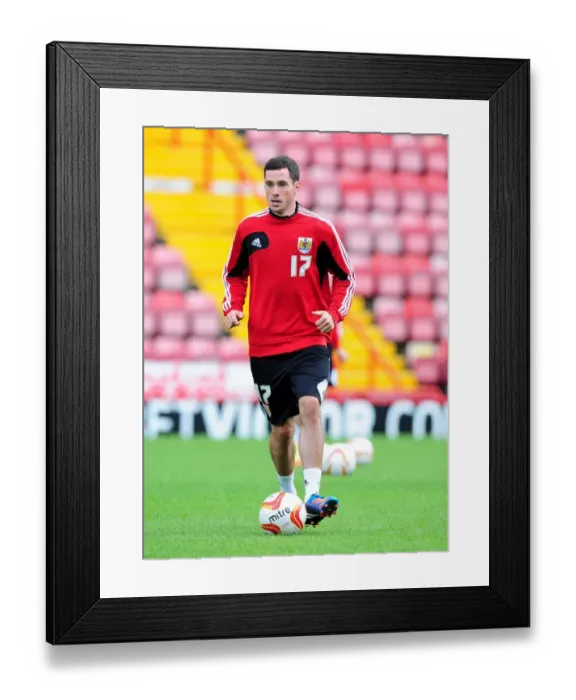 Framed Print : Bristol City FC: Greg Cunningham in Action at Pre-Season Open Day Framed Print : Bristol City FC: Greg Cunningham in Action at Pre-Season Open Day