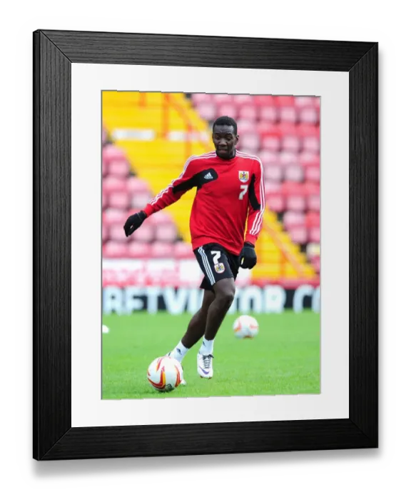 Framed Print : Bristol City Football Club: Yannick Bolasie Shines at Pre-Season Open Day, 30th July 2012 Framed Print : Bristol City Football Club: Yannick Bolasie Shines at Pre-Season Open Day, 30th July 2012