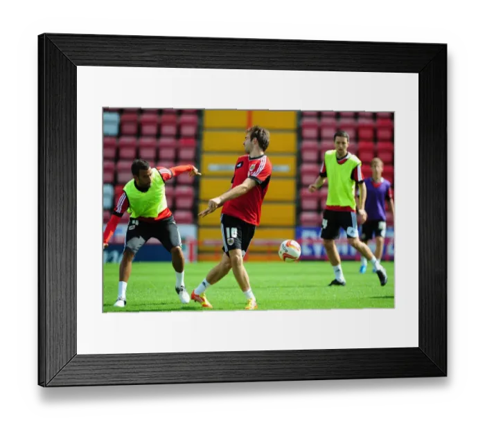 Framed Print : Bristol City FC: Brett Pitman Scores Past Liam Fontaine at Pre-Season Open Day Framed Print : Bristol City FC: Brett Pitman Scores Past Liam Fontaine at Pre-Season Open Day