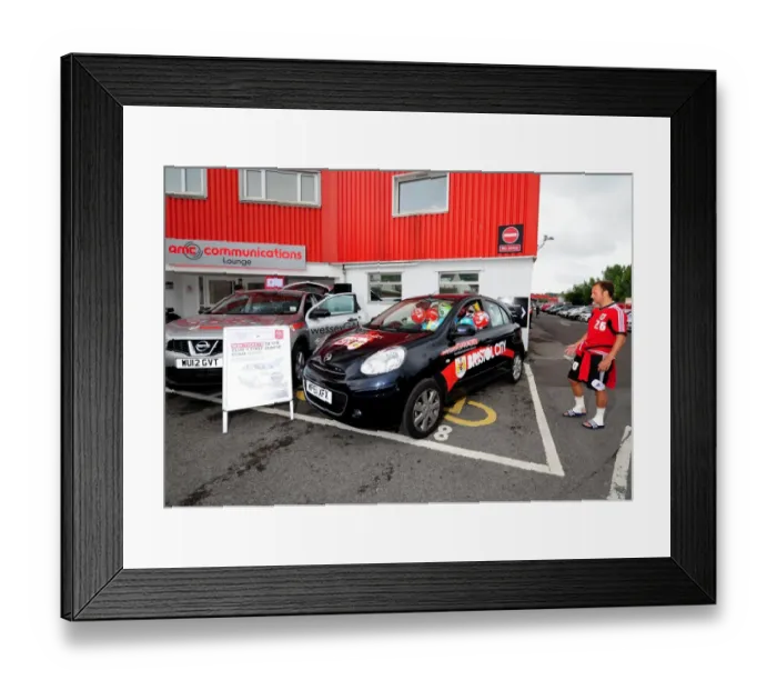 Framed Print : Wessex Garages at Bristol City Open Day 030812 Framed Print : Wessex Garages at Bristol City Open Day 030812