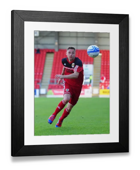 Framed Print : Paul Anderson of Bristol City in Action against St Johnstone at McDiarmid Park, Perth (Pre-Season Friendly, 2012) Framed Print : Paul Anderson of Bristol City in Action against St Johnstone at McDiarmid Park, Perth (Pre-Season Friendly, 2012)