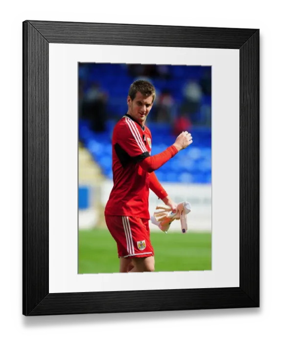 Framed Print : Tom Heaton in Action: Bristol City vs. St Johnstone Pre-Season Friendly, July 2012 - Football Goalkeeper Shot Framed Print : Tom Heaton in Action: Bristol City vs. St Johnstone Pre-Season Friendly, July 2012 - Football Goalkeeper Shot