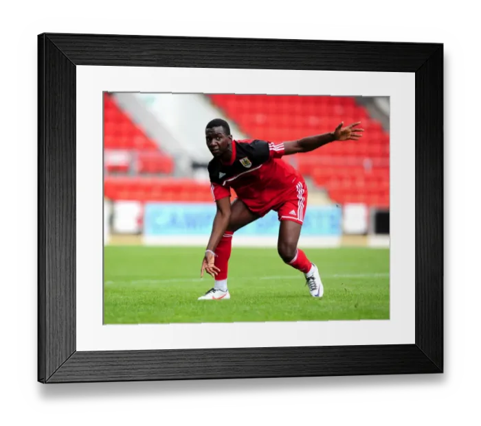 Framed Print : Yannick Bolasie in Action: St Johnstone vs. Bristol City Pre-Season Friendly, July 2012 Framed Print : Yannick Bolasie in Action: St Johnstone vs. Bristol City Pre-Season Friendly, July 2012