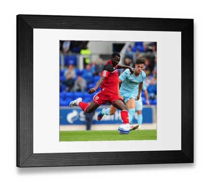 Framed Print : Bolasie Shines: Pre-Season Friendly - St Johnstone vs. Bristol City, July 2012 Framed Print : Bolasie Shines: Pre-Season Friendly - St Johnstone vs. Bristol City, July 2012