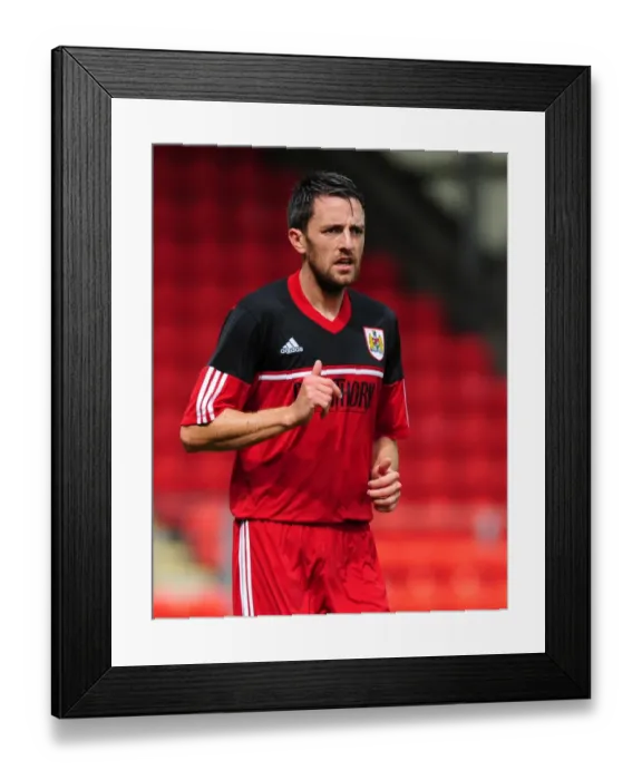 Framed Print : Bristol City's Cole Skuse in Action at McDiarmid Park (2012) Framed Print : Bristol City's Cole Skuse in Action at McDiarmid Park (2012)
