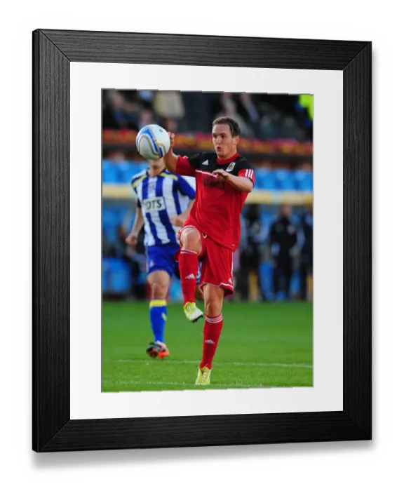 Framed Print : Neil Kilkenny of Bristol City in Action at Rugby Park during Kilmarnock vs Bristol City Pre-Season Friendly, July 2012