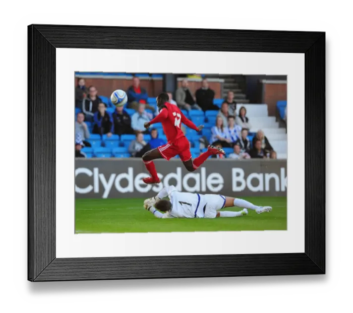 Framed Print : Bristol City's Albert Adomah Scores Opener Against Kilmarnock, 2012 Framed Print : Bristol City's Albert Adomah Scores Opener Against Kilmarnock, 2012