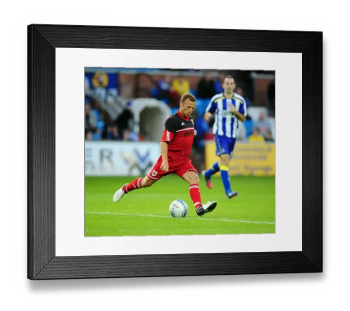 Framed Print : Jody Morris Leads Bristol City in Pre-Season Friendly at Rugby Park, 2012 Framed Print : Jody Morris Leads Bristol City in Pre-Season Friendly at Rugby Park, 2012