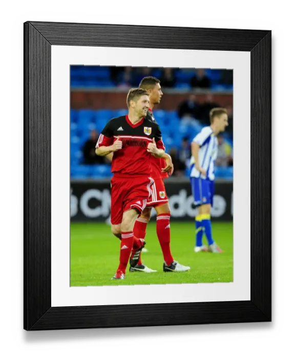Framed Print : Bristol City's Mark Wilson Trial at Rugby Park during Kilmarnock Friendly, July 2012 Framed Print : Bristol City's Mark Wilson Trial at Rugby Park during Kilmarnock Friendly, July 2012