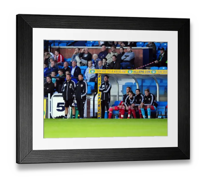 Framed Print : Derek McInnes Observes from the Sidelines: Kilmarnock vs. Bristol City Pre-Season Friendly, 2012 Framed Print : Derek McInnes Observes from the Sidelines: Kilmarnock vs. Bristol City Pre-Season Friendly, 2012