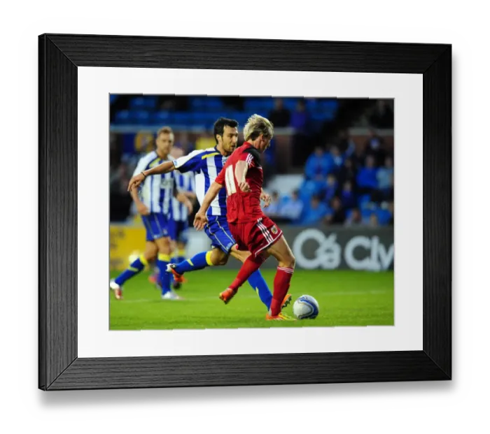Framed Print : Martyn Woolford Scores for Bristol City against Kilmarnock, 2012