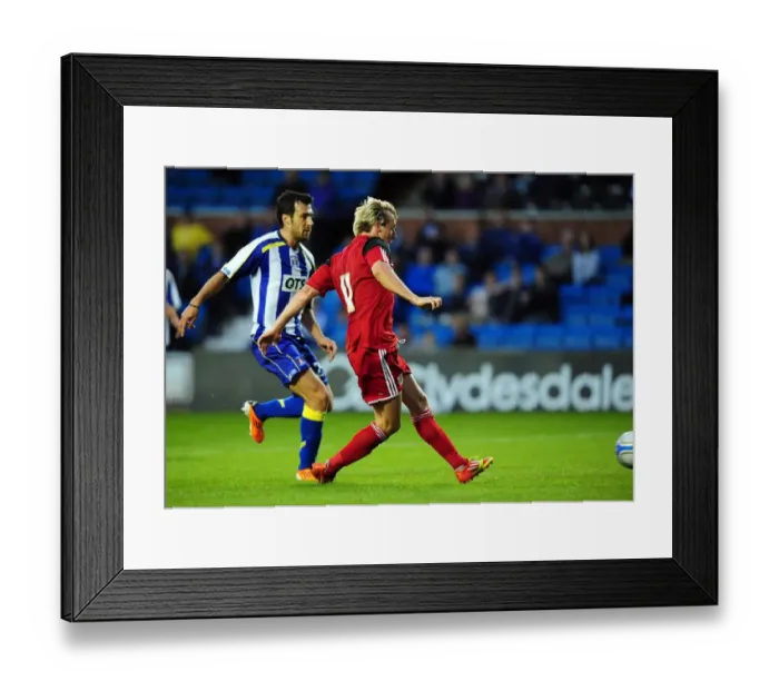Framed Print : Martyn Woolford Scores for Bristol City at Rugby Park, 2012