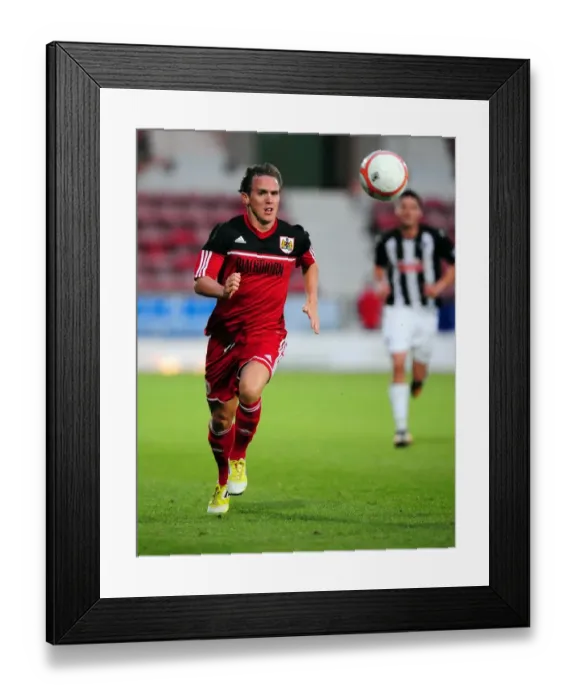 Framed Print : Neil Kilkenny of Bristol City in Action Against Dunfermline Athletic, August 1, 2012 Framed Print : Neil Kilkenny of Bristol City in Action Against Dunfermline Athletic, August 1, 2012