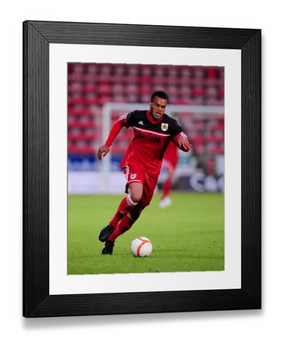 Framed Print : Bristol City's Aaron Hollaway in Action Against Dunfermline Athletic, August 1, 2012 - Football Pre-Season Friendly Framed Print : Bristol City's Aaron Hollaway in Action Against Dunfermline Athletic, August 1, 2012 - Football Pre-Season Friendly