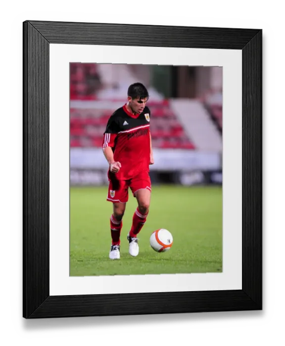 Framed Print : Bristol City's Joe Edwards in Action Against Dunfermline Athletic, August 1, 2012 - Football Pre-Season Friendly Framed Print : Bristol City's Joe Edwards in Action Against Dunfermline Athletic, August 1, 2012 - Football Pre-Season Friendly