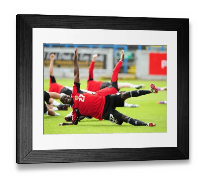 Framed Print : Bristol City Football Club: Albert Adomah Gears Up for Pre-Season Training (Scotland Tour) Framed Print : Bristol City Football Club: Albert Adomah Gears Up for Pre-Season Training (Scotland Tour)