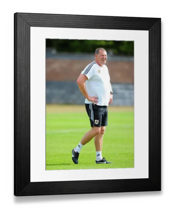 Framed Print : Bristol City FC: Goalkeeping Coach Nigel Spink at Pre-Season Training, Scotland Tour Framed Print : Bristol City FC: Goalkeeping Coach Nigel Spink at Pre-Season Training, Scotland Tour
