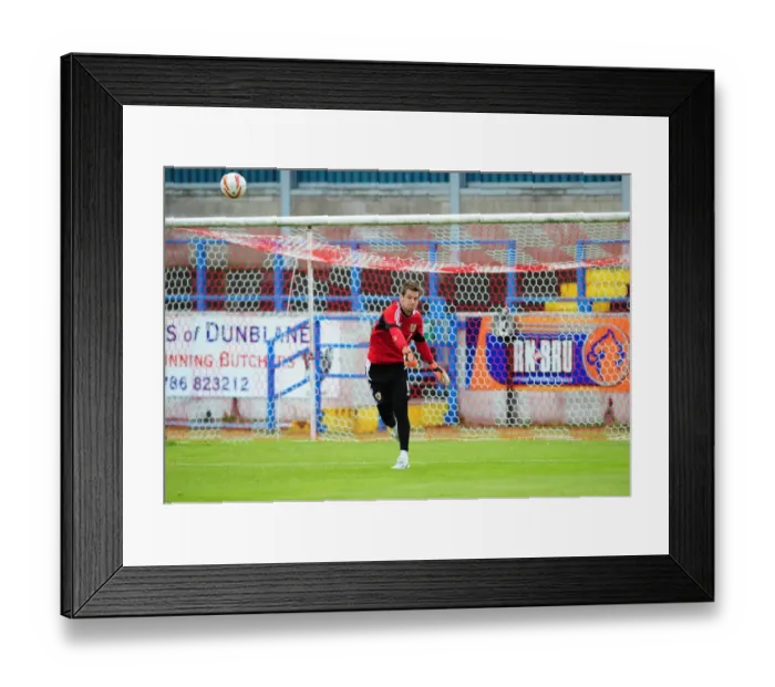 Framed Print : Bristol City FC: Tom Heaton in Action during Pre-Season Training, July 2012 Framed Print : Bristol City FC: Tom Heaton in Action during Pre-Season Training, July 2012