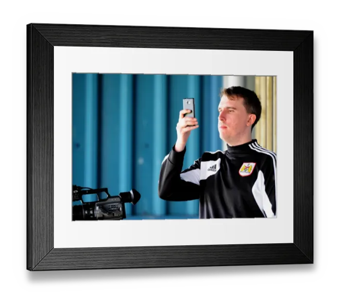 Framed Print : Intense Focus: Stewart Dougall at Pre-Season Training with Bristol City FC (July 2012) Framed Print : Intense Focus: Stewart Dougall at Pre-Season Training with Bristol City FC (July 2012)