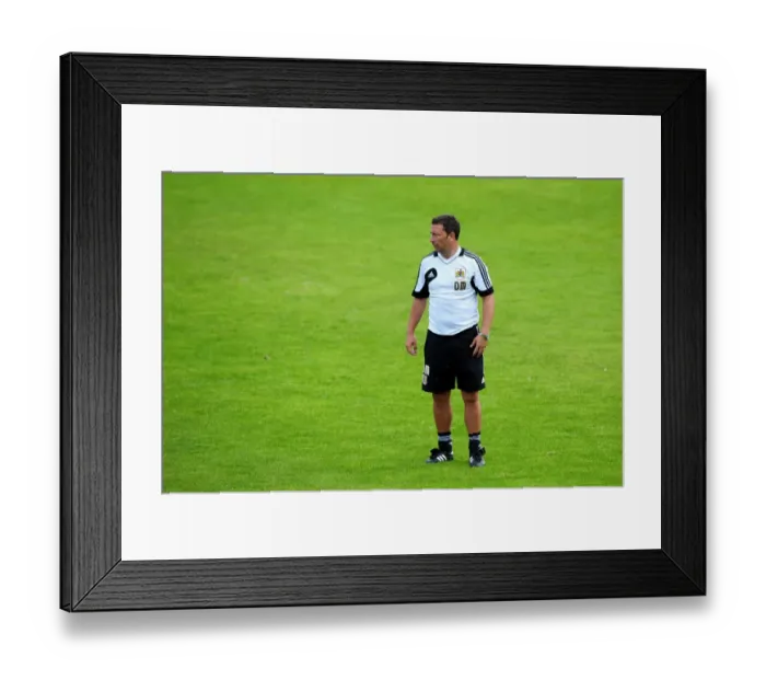 Framed Print : Bristol City FC Manager Derek McInnes Leading Pre-Season Training, July 2012 Framed Print : Bristol City FC Manager Derek McInnes Leading Pre-Season Training, July 2012