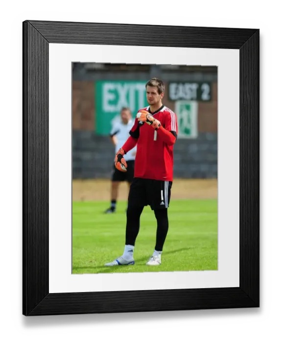 Framed Print : Focused Tom Heaton at Pre-Season Training, July 2012 Framed Print : Focused Tom Heaton at Pre-Season Training, July 2012