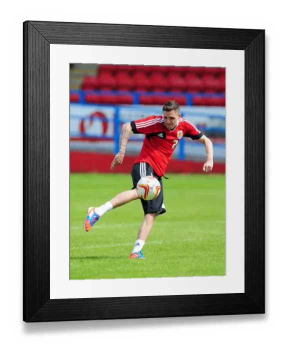 Framed Print : Bristol City FC: Paul Anderson Training during Scotland Tour Pre-Season (July 2012)