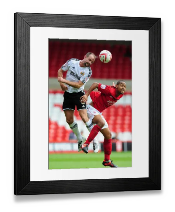 Framed Print : Battling for Supremacy: Carey vs. Blackstock in Nottingham Forest vs. Bristol City Championship Clash Framed Print : Battling for Supremacy: Carey vs. Blackstock in Nottingham Forest vs. Bristol City Championship Clash