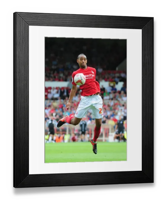 Framed Print : Championship Showdown: Dexter Blackstock in Action for Nottingham Forest against Bristol City at The City Ground Framed Print : Championship Showdown: Dexter Blackstock in Action for Nottingham Forest against Bristol City at The City Ground