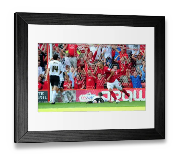 Framed Print : Guedioura's Goal: Nottingham Forest Secures Victory Over Bristol City (18-08-2012) Framed Print : Guedioura's Goal: Nottingham Forest Secures Victory Over Bristol City (18-08-2012)