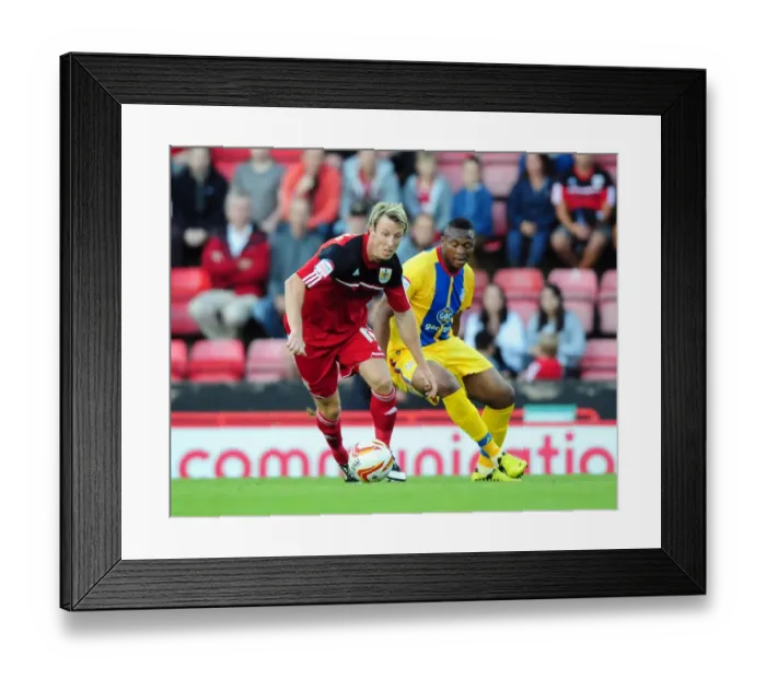 Framed Print : Bristol City vs Crystal Palace: Martyn Woolford in Action at Ashton Gate Stadium, 2012 - Football Championship Match Framed Print : Bristol City vs Crystal Palace: Martyn Woolford in Action at Ashton Gate Stadium, 2012 - Football Championship Match