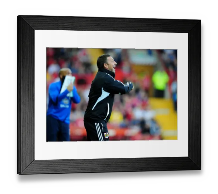 Framed Print : Derek McInnes Leads Bristol City Against Crystal Palace in 2012 Championship Match Framed Print : Derek McInnes Leads Bristol City Against Crystal Palace in 2012 Championship Match