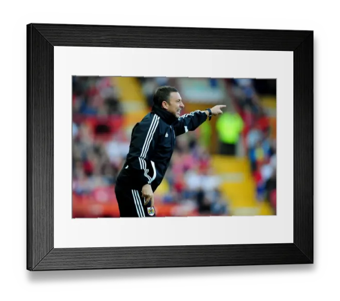 Framed Print : Derek McInnes Rallies Bristol City in Championship Showdown vs. Crystal Palace, August 2012 Framed Print : Derek McInnes Rallies Bristol City in Championship Showdown vs. Crystal Palace, August 2012