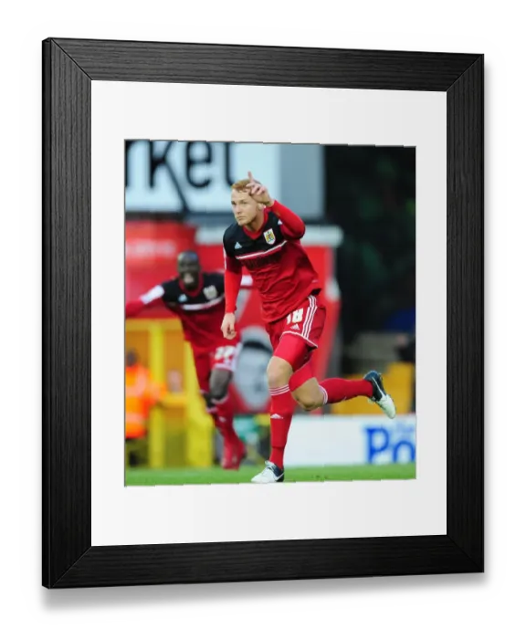 Framed Print : Ryan Taylor's Thrilling Goal: Bristol City vs. Crystal Palace, 2012 Championship Match Framed Print : Ryan Taylor's Thrilling Goal: Bristol City vs. Crystal Palace, 2012 Championship Match