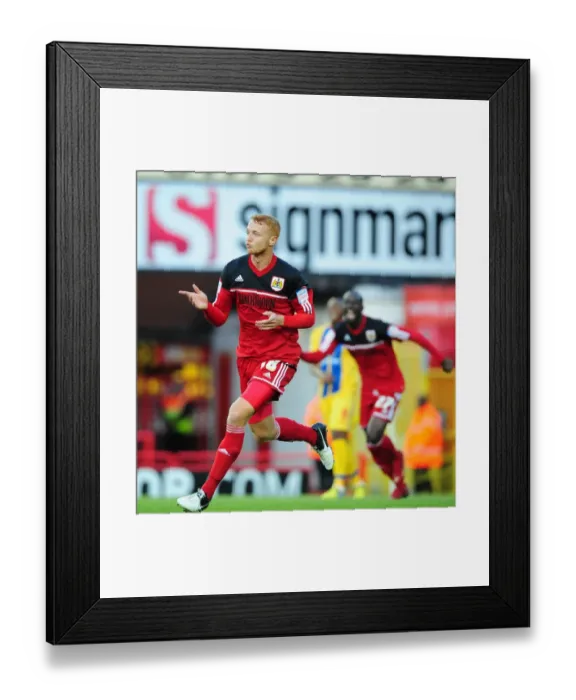 Framed Print : Ryan Taylor's Strike: Kick-Starting Bristol City's Championship Battle Against Crystal Palace (August 2012) Framed Print : Ryan Taylor's Strike: Kick-Starting Bristol City's Championship Battle Against Crystal Palace (August 2012)