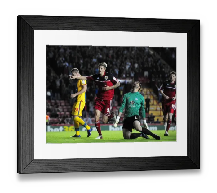 Framed Print : Bristol City's Jon Stead Celebrates Goal Against Crystal Palace (2012) Framed Print : Bristol City's Jon Stead Celebrates Goal Against Crystal Palace (2012)