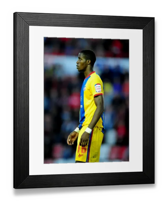 Framed Print : Wilf Zaha's Determined Performance: Bristol City vs Crystal Palace, 2012