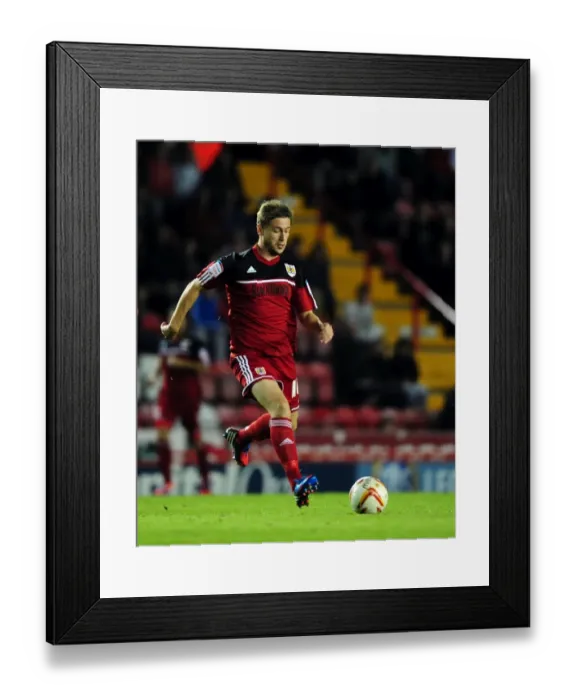 Framed Print : Bristol City vs Crystal Palace: Steven Davies in Action at Ashton Gate Stadium, 2012 - Football Championship Match Framed Print : Bristol City vs Crystal Palace: Steven Davies in Action at Ashton Gate Stadium, 2012 - Football Championship Match