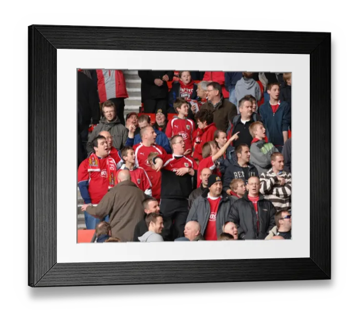 Framed Print : Fans Southampton1 Framed Print : Fans Southampton1