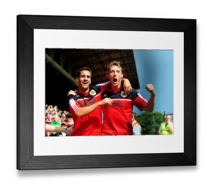 Framed Print : Double Trouble: Woolford and Baldock's Brilliant Brace Against Cardiff City, 2012 Framed Print : Double Trouble: Woolford and Baldock's Brilliant Brace Against Cardiff City, 2012