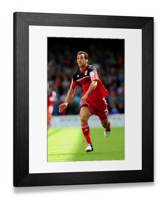 Framed Print : Sam Baldock in Action: Bristol City vs. Cardiff City, Championship 2012 Framed Print : Sam Baldock in Action: Bristol City vs. Cardiff City, Championship 2012