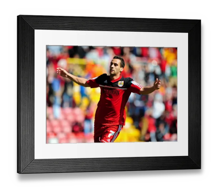 Framed Print : Sam Baldock's Stunning Debut Goal: A New Era Begins for Bristol City Framed Print : Sam Baldock's Stunning Debut Goal: A New Era Begins for Bristol City