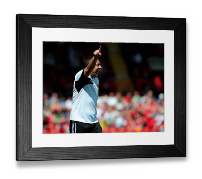 Framed Print : Derek McInnes Leads Bristol City in Championship Battle Against Cardiff City, 2012 Framed Print : Derek McInnes Leads Bristol City in Championship Battle Against Cardiff City, 2012