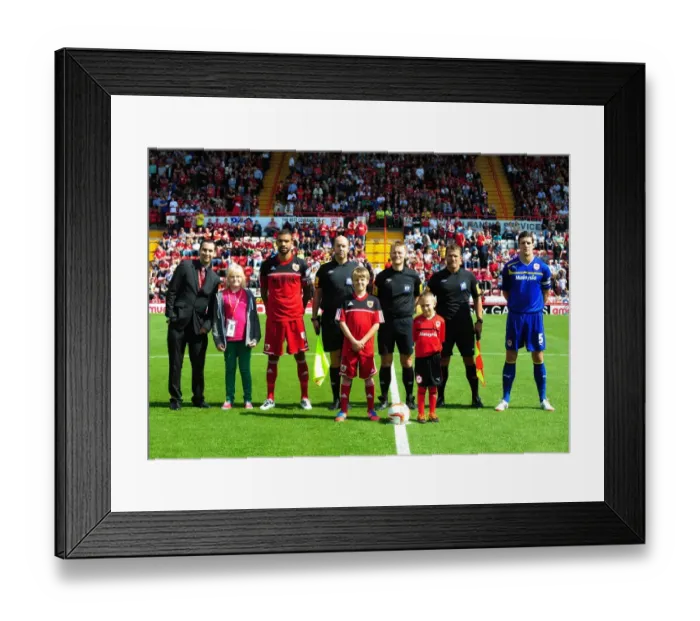 Framed Print : Championship Showdown: Bristol City vs. Cardiff City at Ashton Gate Stadium, August 2012 Framed Print : Championship Showdown: Bristol City vs. Cardiff City at Ashton Gate Stadium, August 2012