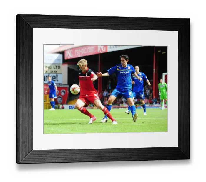 Framed Print : Championship Showdown: Bristol City vs. Cardiff City at Ashton Gate Stadium, 2012 Framed Print : Championship Showdown: Bristol City vs. Cardiff City at Ashton Gate Stadium, 2012