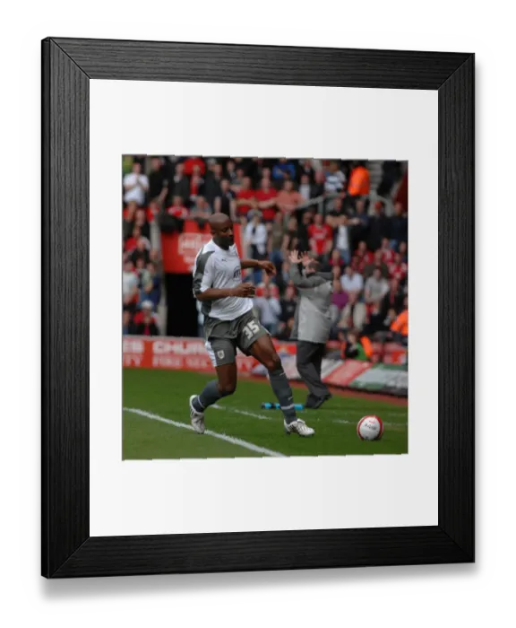 Framed Print : Adebola miscontrol