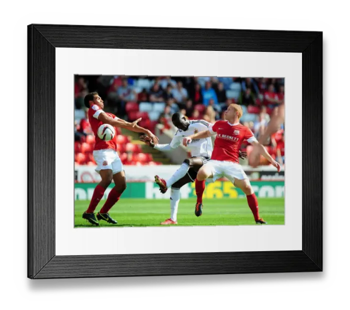 Framed Print : Adomah's Tight Squeeze: Barnsley vs. Bristol City, Championship Showdown, September 1, 2012 Framed Print : Adomah's Tight Squeeze: Barnsley vs. Bristol City, Championship Showdown, September 1, 2012