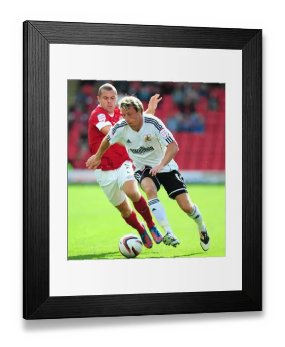 Framed Print : Battling for Championship Supremacy: Woolford vs. Dawson