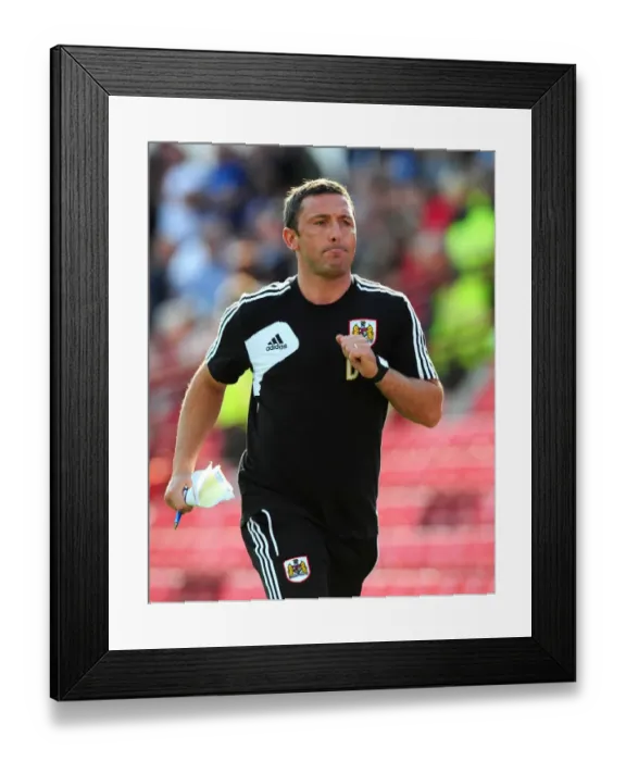 Framed Print : Derek McInnes and Bristol City Face Off in Championship Clash at Oakwell Stadium (September 1, 2012) Framed Print : Derek McInnes and Bristol City Face Off in Championship Clash at Oakwell Stadium (September 1, 2012)
